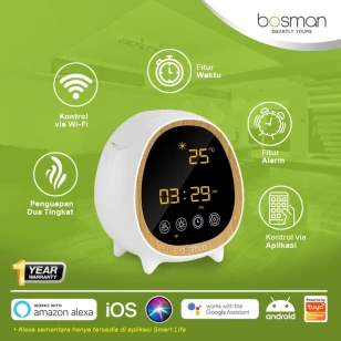 Produk Smart Clock Diffuser - Aroma Terapi | Wifi | Smart Home 2 smart_clock_diffuser_2